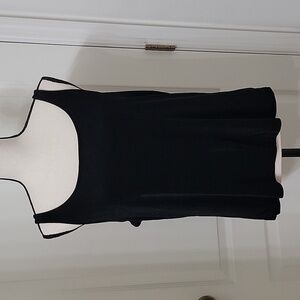 Chico's Travelers Size 3 (XL/16) Black Adjustable Cami Tank Top, Gently Used
